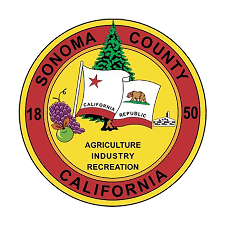 SDFF Community Partner County of Sonoma logo, links to http://sonomacounty.ca.gov/Home/, for Home and Partner pages