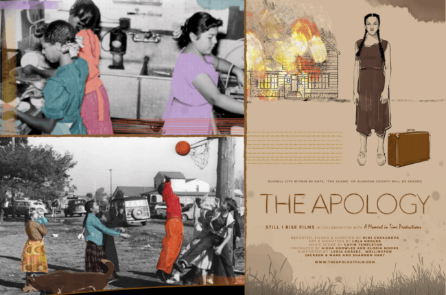 Mimi Chakarova's new feature, The Apology, examines racist 60s Era Bay Area relocation policy & reparations. The doc has spurred the Alameda Board of Supervisors to pass an official apology, which recognizes their role in the racist destruction of this community.